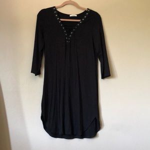 Tie up midi dress